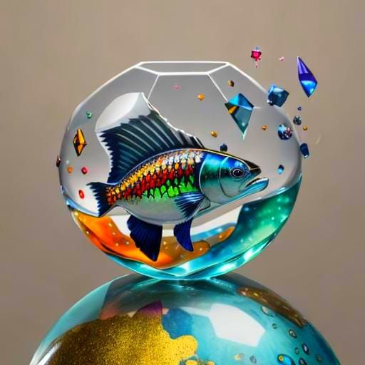 Abstract Pearlscape in Expressionist Style