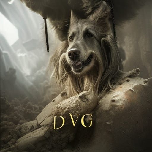 Epic Love Dog: Cinematic Digital Matte Painting