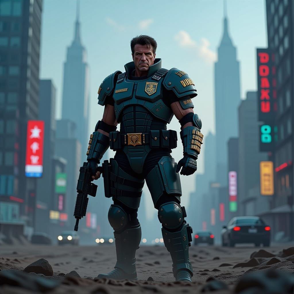 Judge Dredd in Mega City One: Cinematic Realism