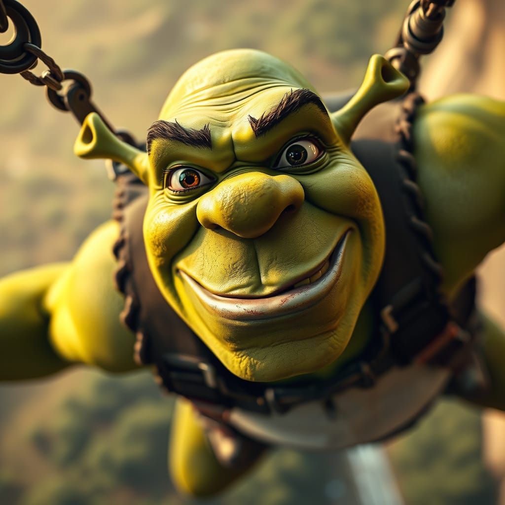 Ogre Bungee Jumper Leaps into Adventure