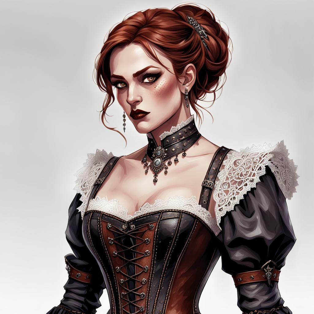 Pathfinder RPG Portrait: Young Noblewoman with Pointed Ears
