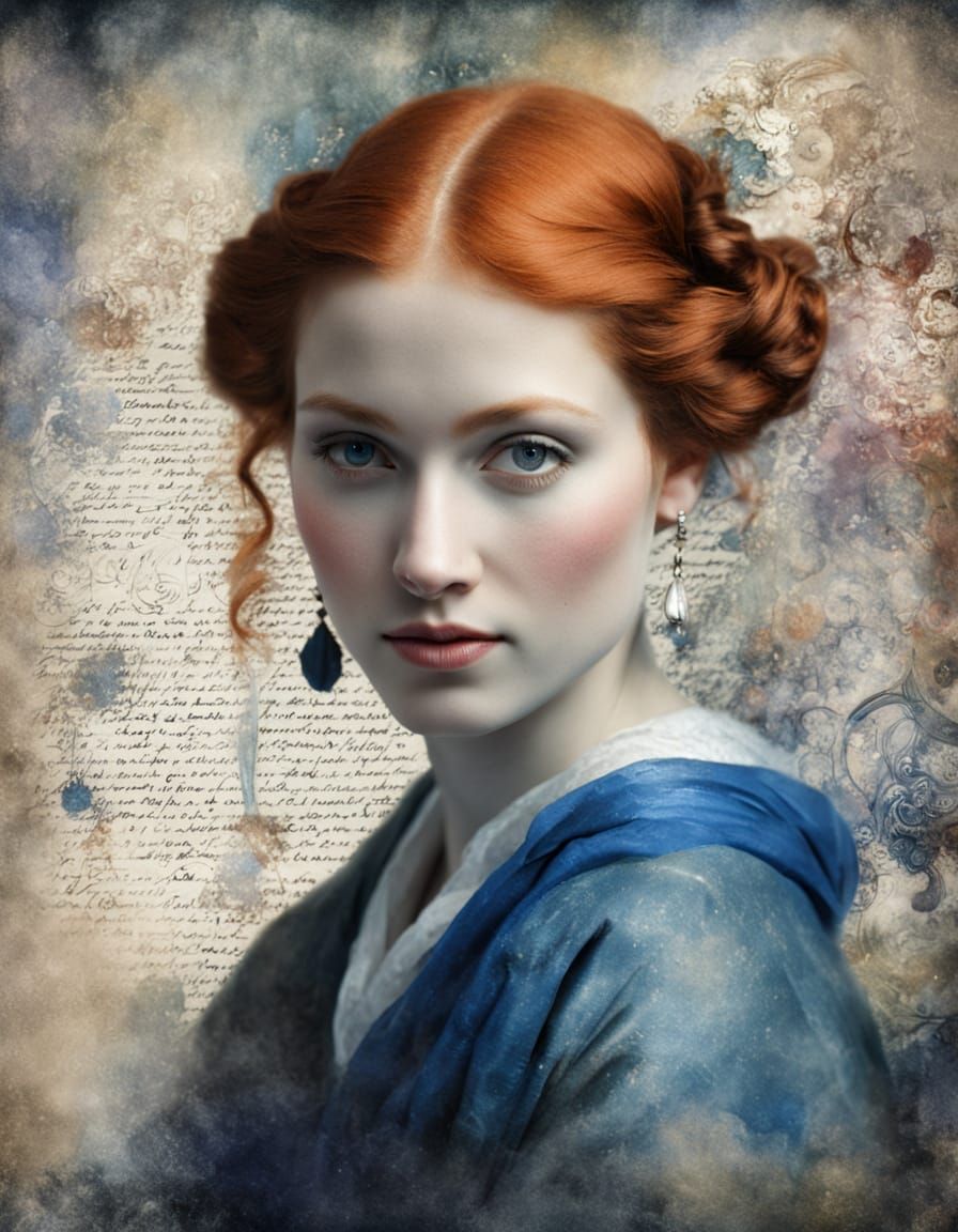 Woman in Blue