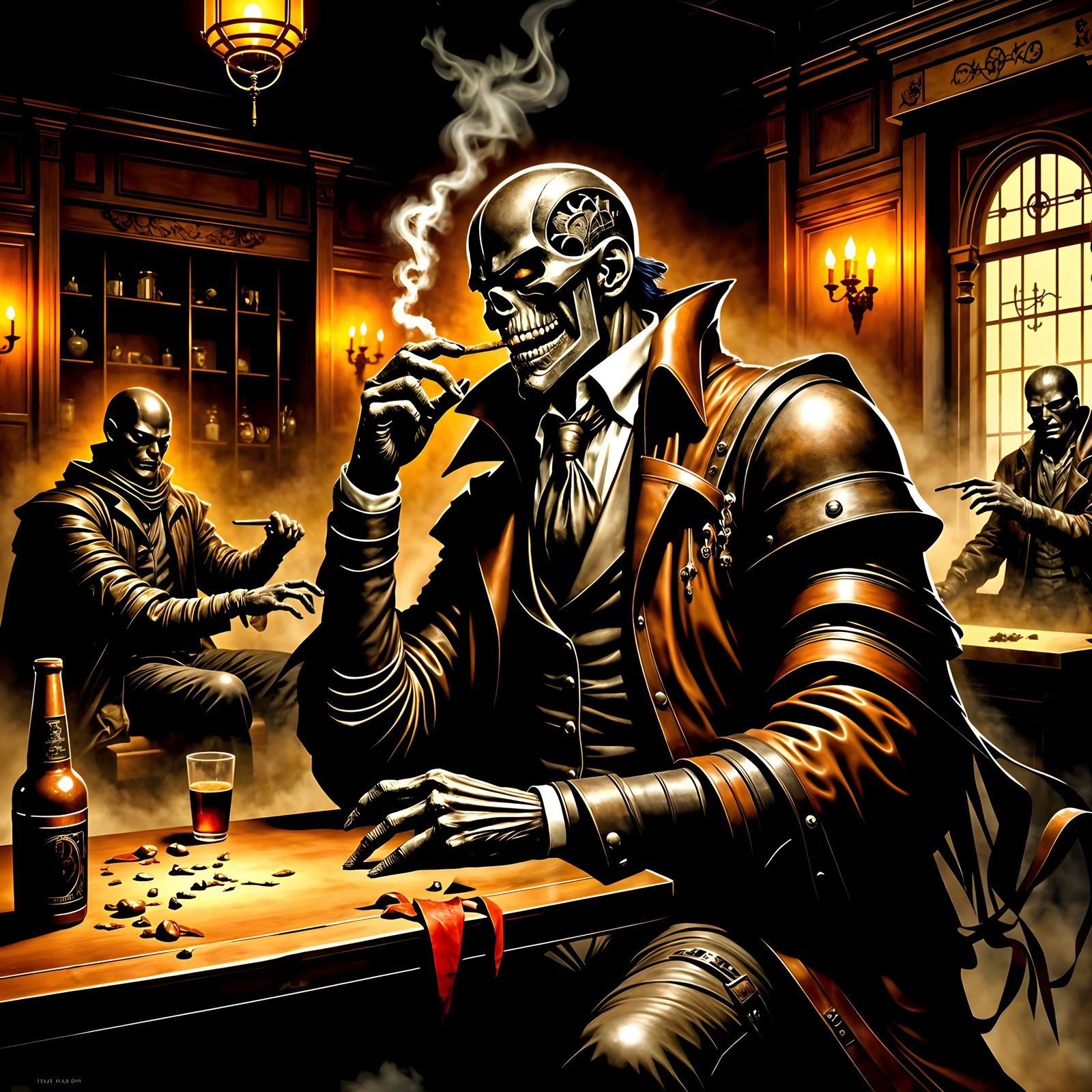 Citizen Grimm, fastest laser pistoleer on the custom built O...