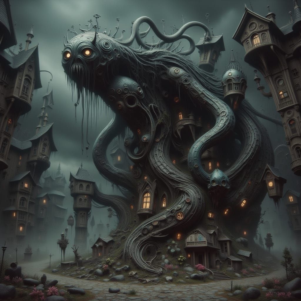 Demonic Duckling Conqueror in Steampunk Horror Realm