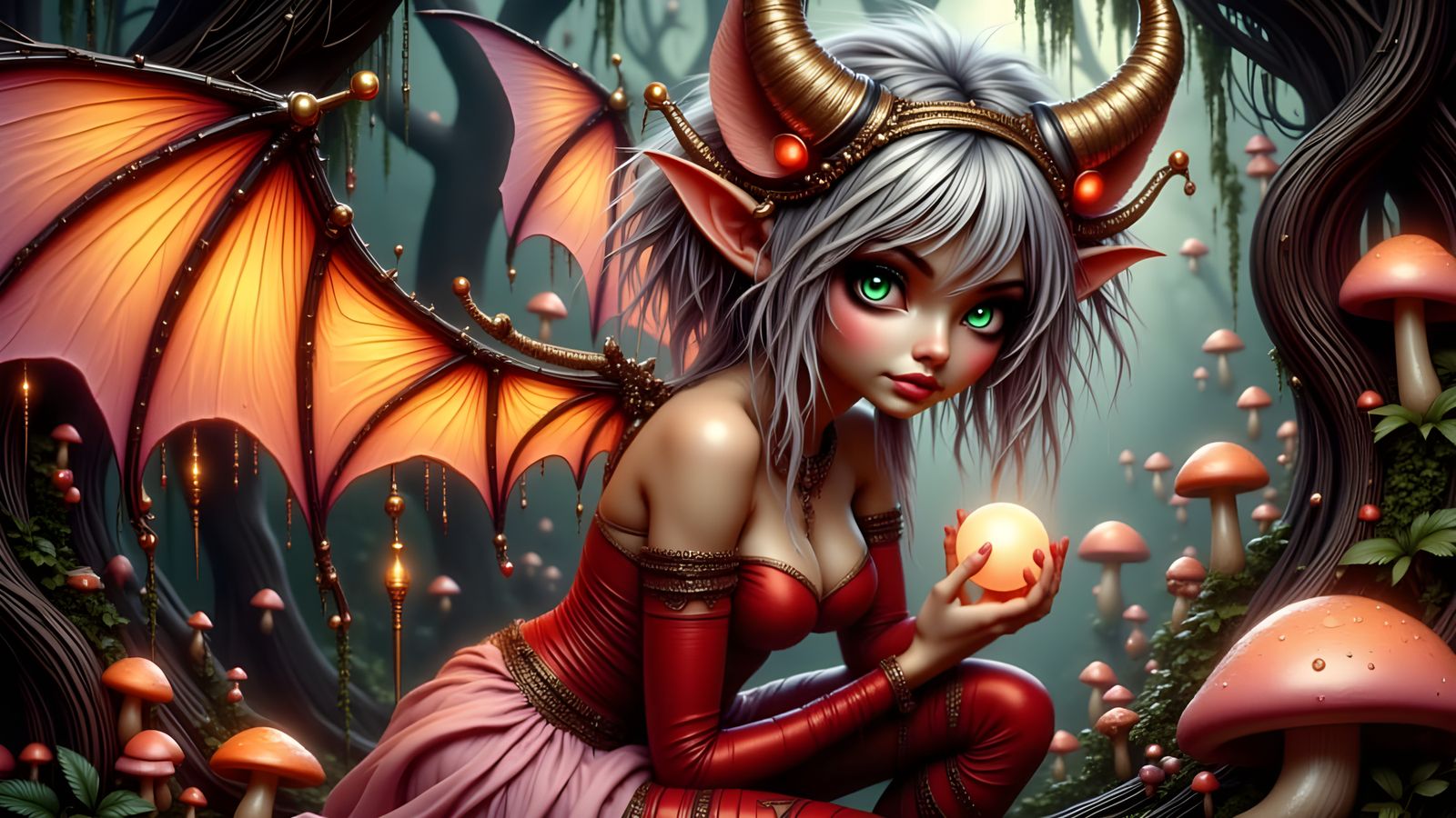 Voluptuous Devil Pixie Babe ~ Test