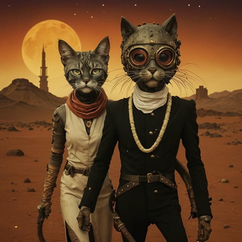 Post-Apocalyptic Venetian Masquerade on Mars