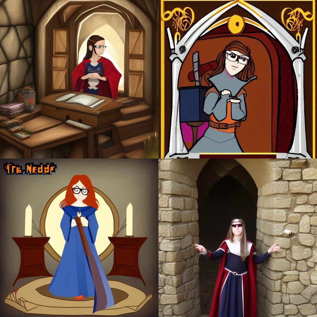 Medieval Girl in her Chamber