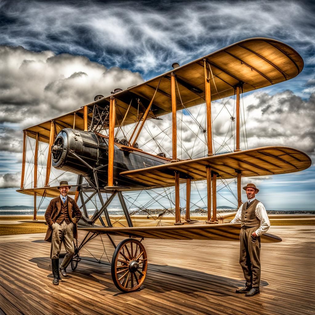 The Wright Brothers' First Flight in North Carolina