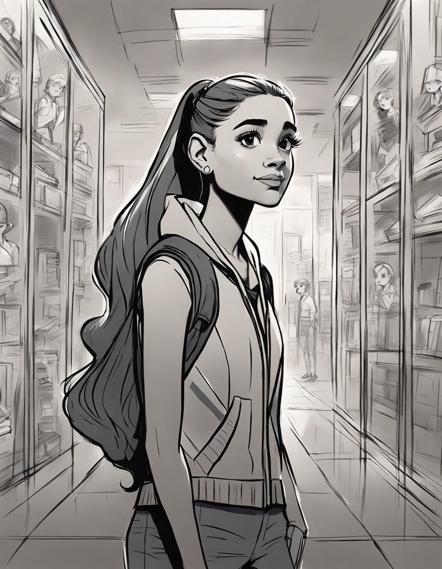 Elegant Woman Portrait in Glen Keane Style