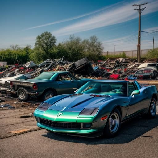 Corvette Junkyard: Professional Photography of Automotive Gr...
