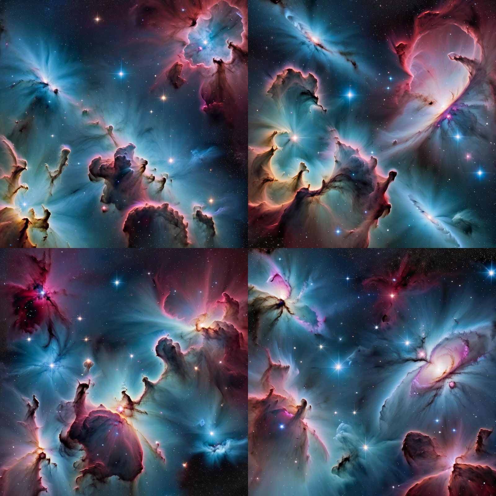 Spectacular Nebula and Starfield in Deep Space