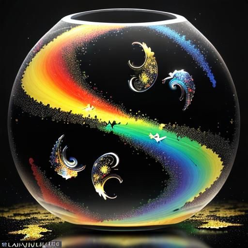 Psychedelic Display of Scripts and Alphabets