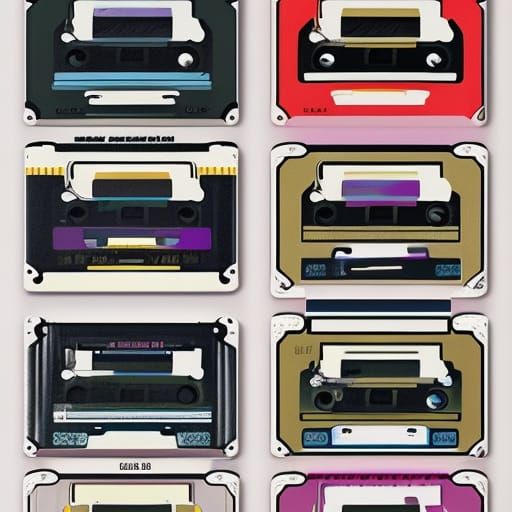 Blank Cassette Tape for Custom Design