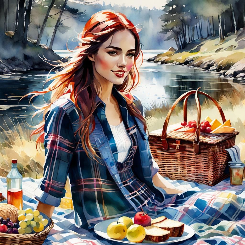 Relaxing by the River