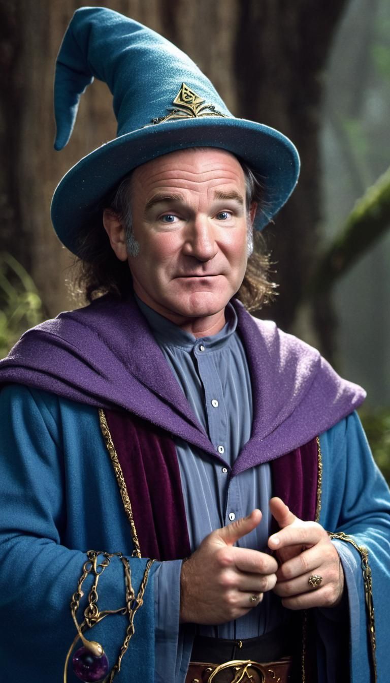 Fantasy Wizard Portrait with a Comedic Spark