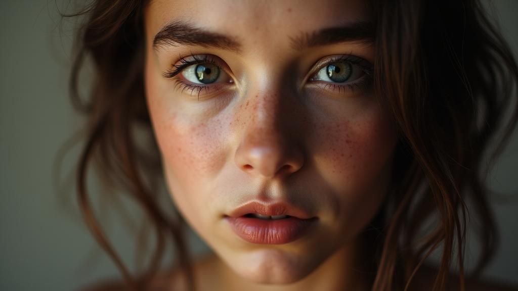 Intimate Portrait with Soft Ambient Light