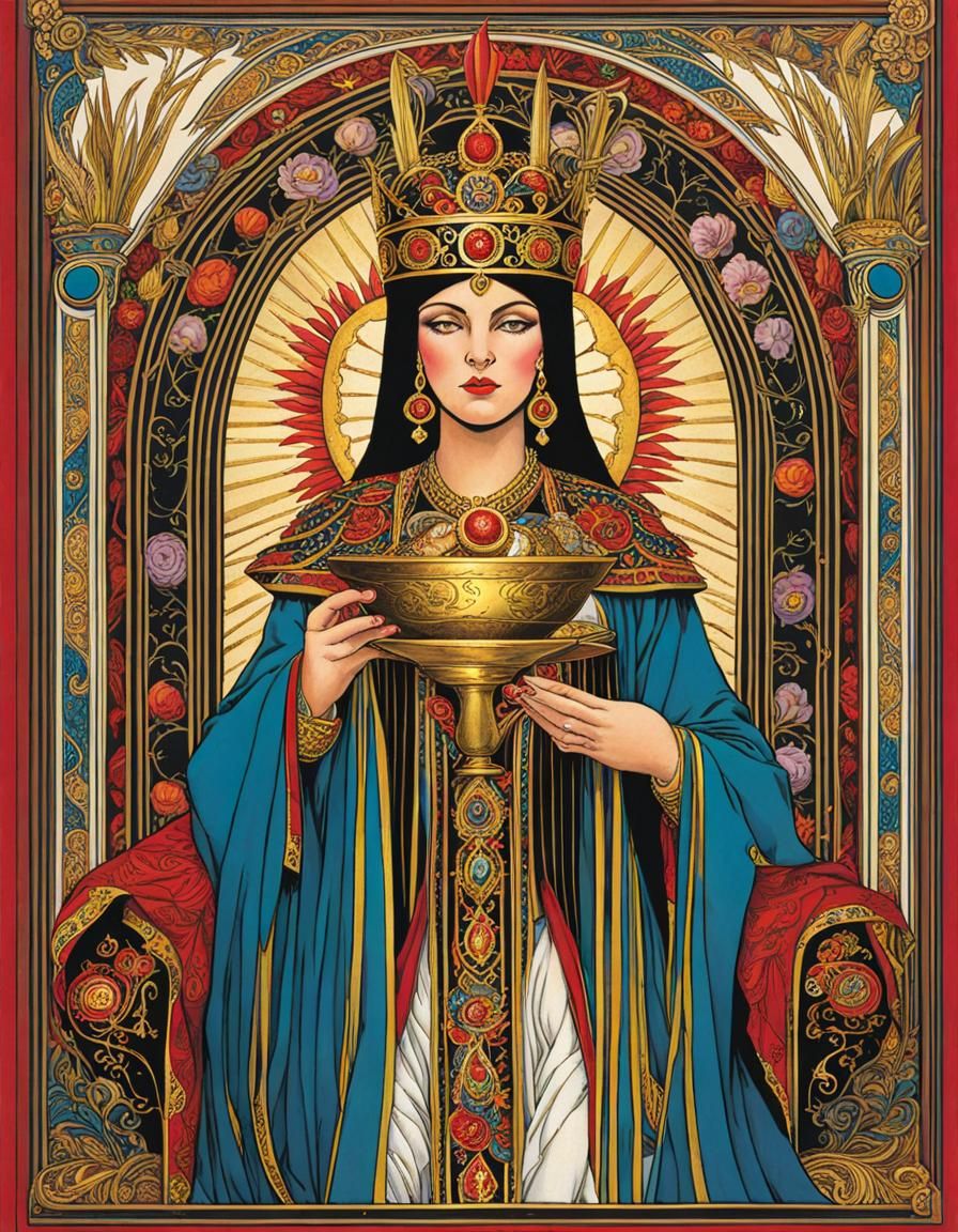 Tarot Card Art: The Empress
