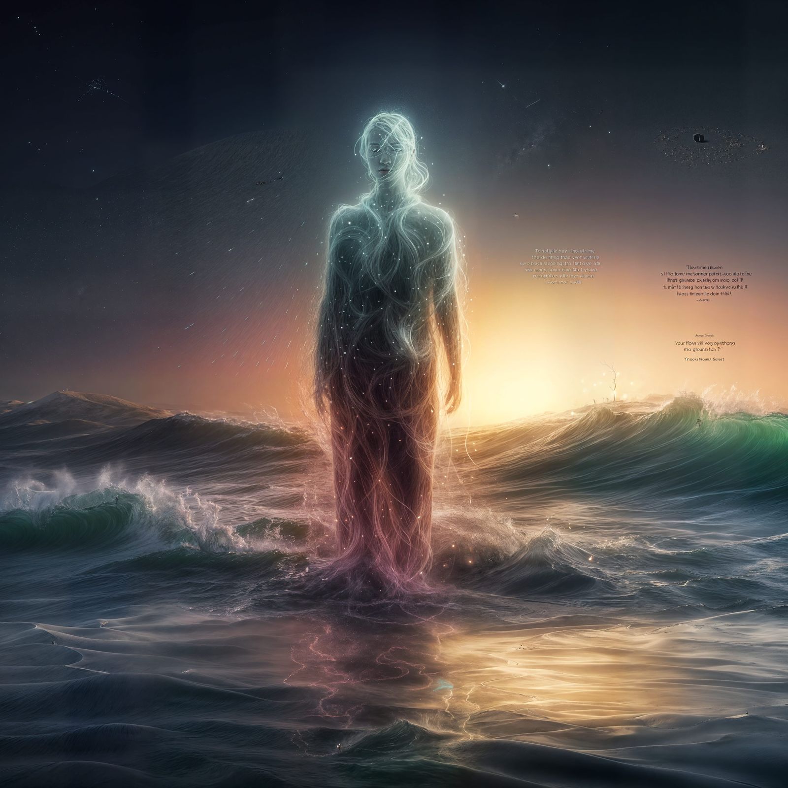 Ethereal Guardian of Time and Thought