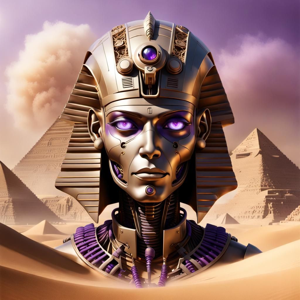 Ancient Robotic Pharaoh Emerges from Egyptian Pyramids