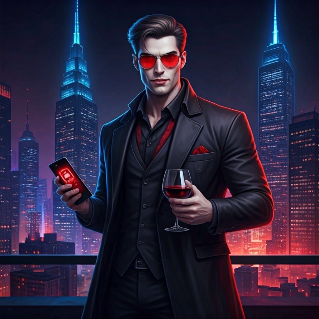 Modern Vampire in Urban Nightlife