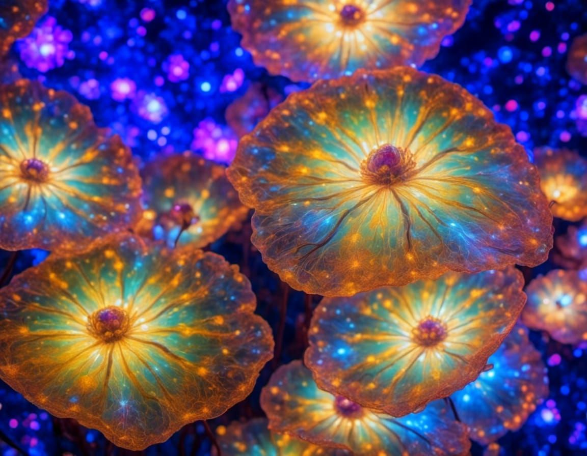 Psychedelic Astral Energy Ray in Vibrant Colors