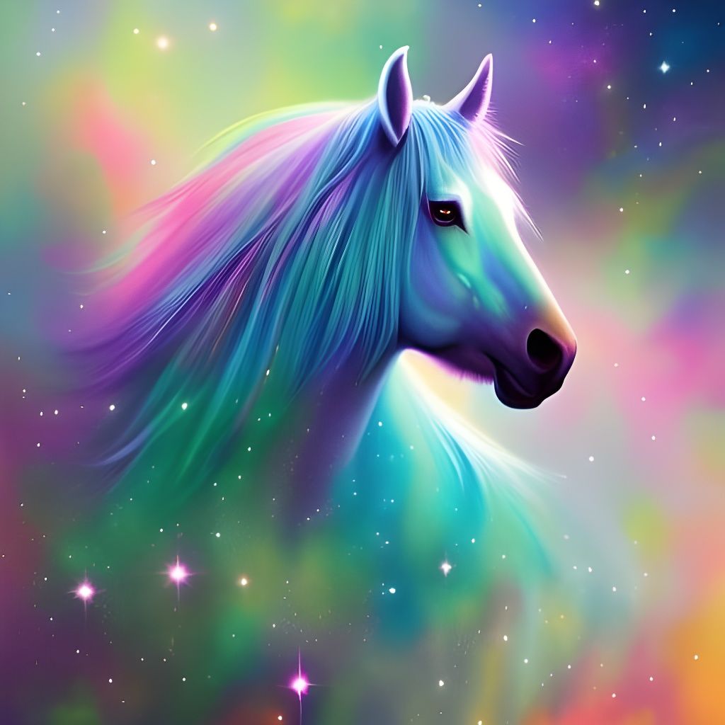 Galaxy horse