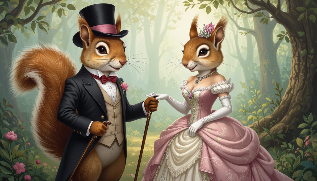 Dapper Squirrel Introduces Miss Chievous in Fantasy Forest