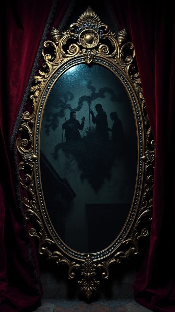 Legend has it that anyone who gazes into the Mirror of Erebus will unravel the threads of their own sanity.  😱