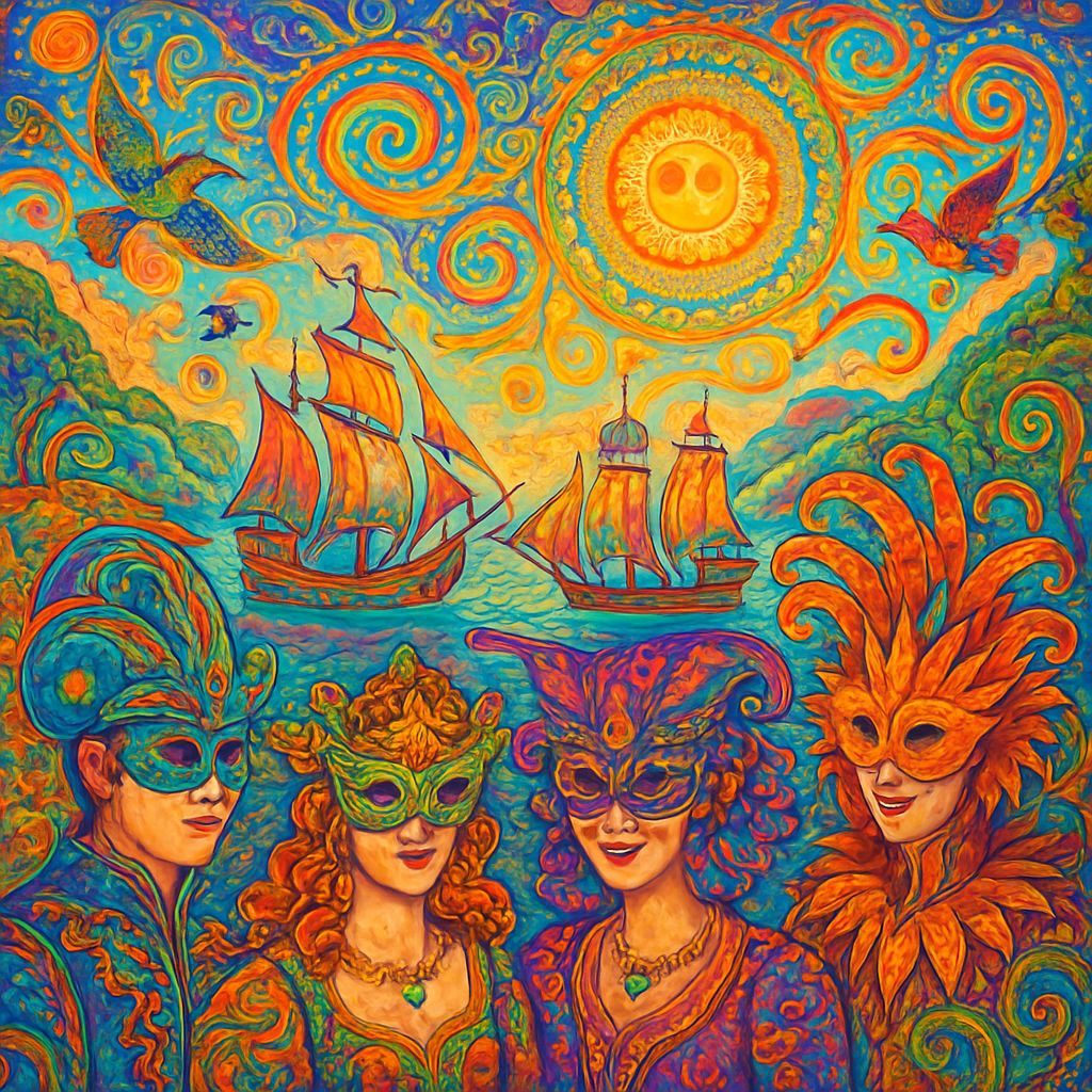 Sailing Ships Masquerade: A Psychedelic Bay Celebration