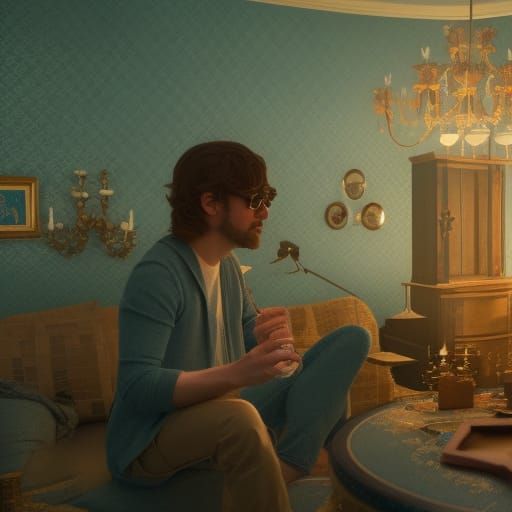 Intricate Murder Mystery Party in Art Nouveau Style