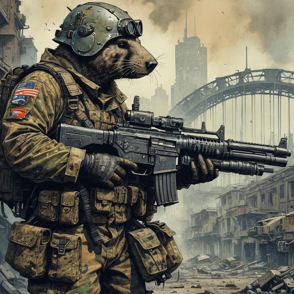 Dystopian Post-apocalyptic 
Wombat