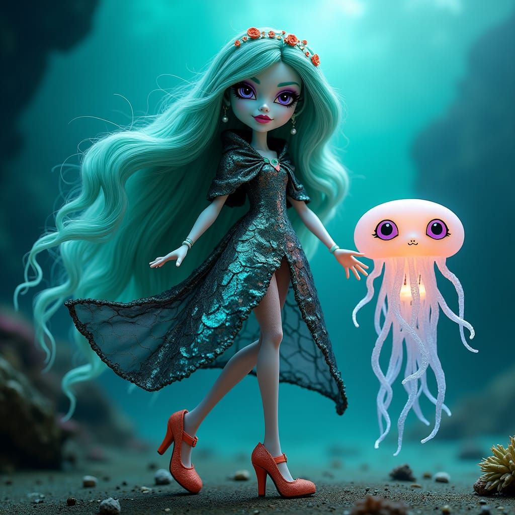Mystical Underwater Monster High Character