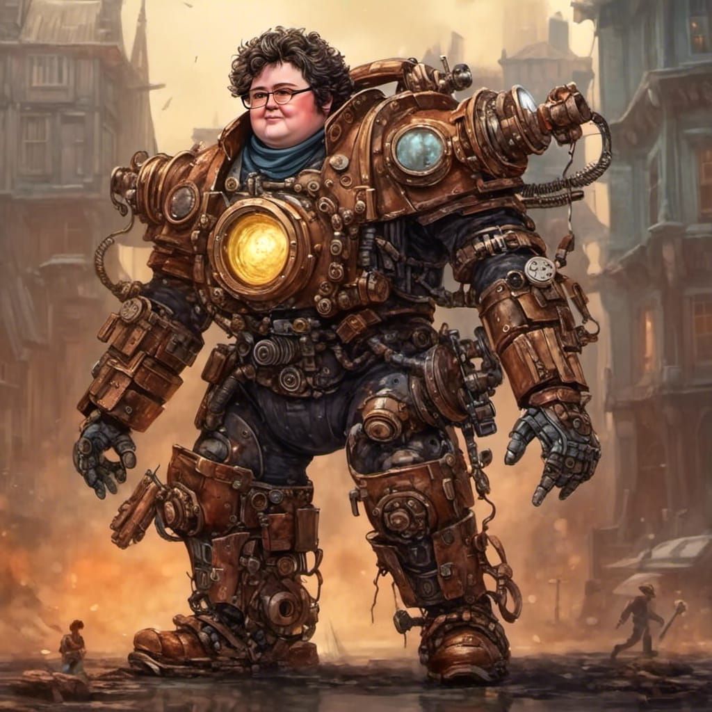 Turned myself into a steampunk warrior LOL