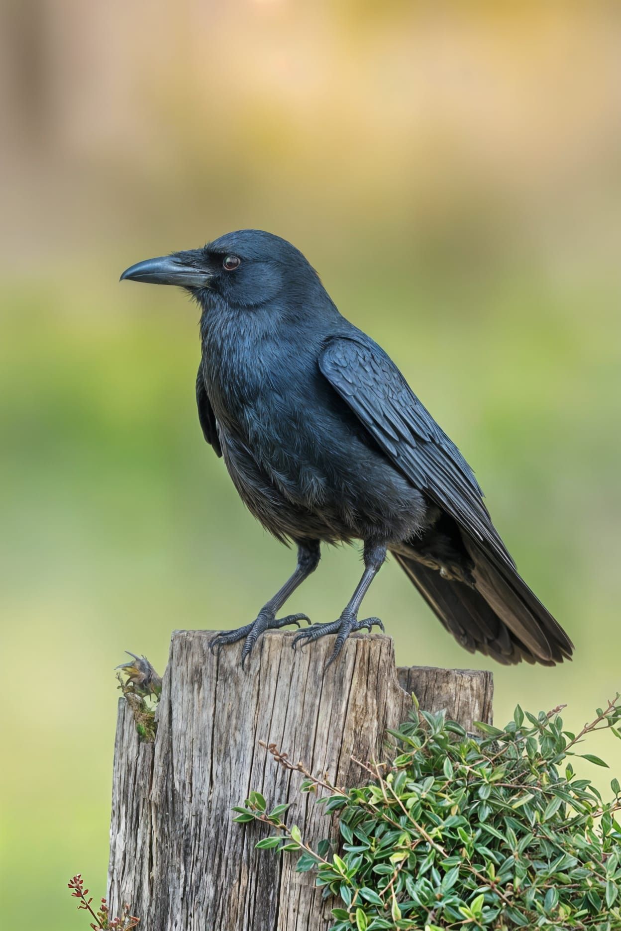 Crow in Caravaggisti Style with Reticella Details