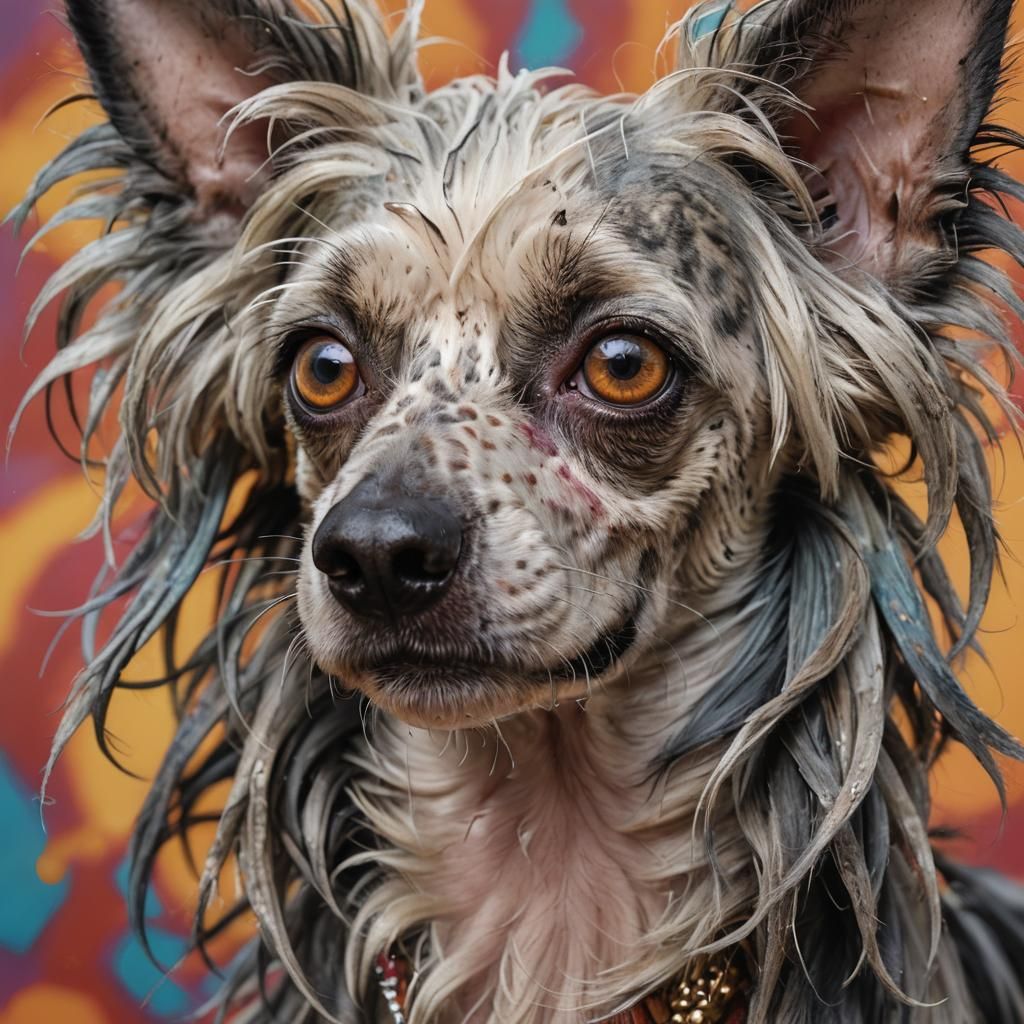 Hyperrealistic closeup facial shot Picture of "peanut", a Ch...