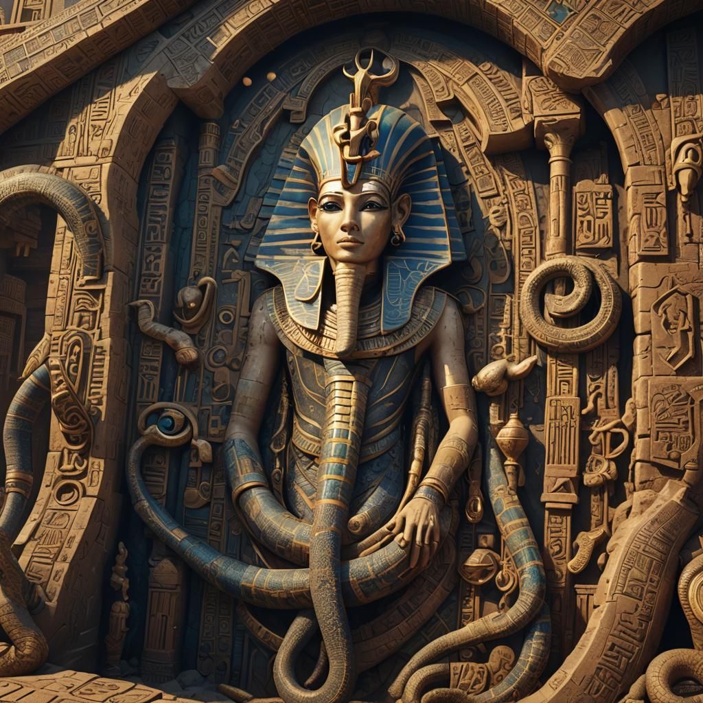 Cleopatra's Death: Fantastical Artstation Painting