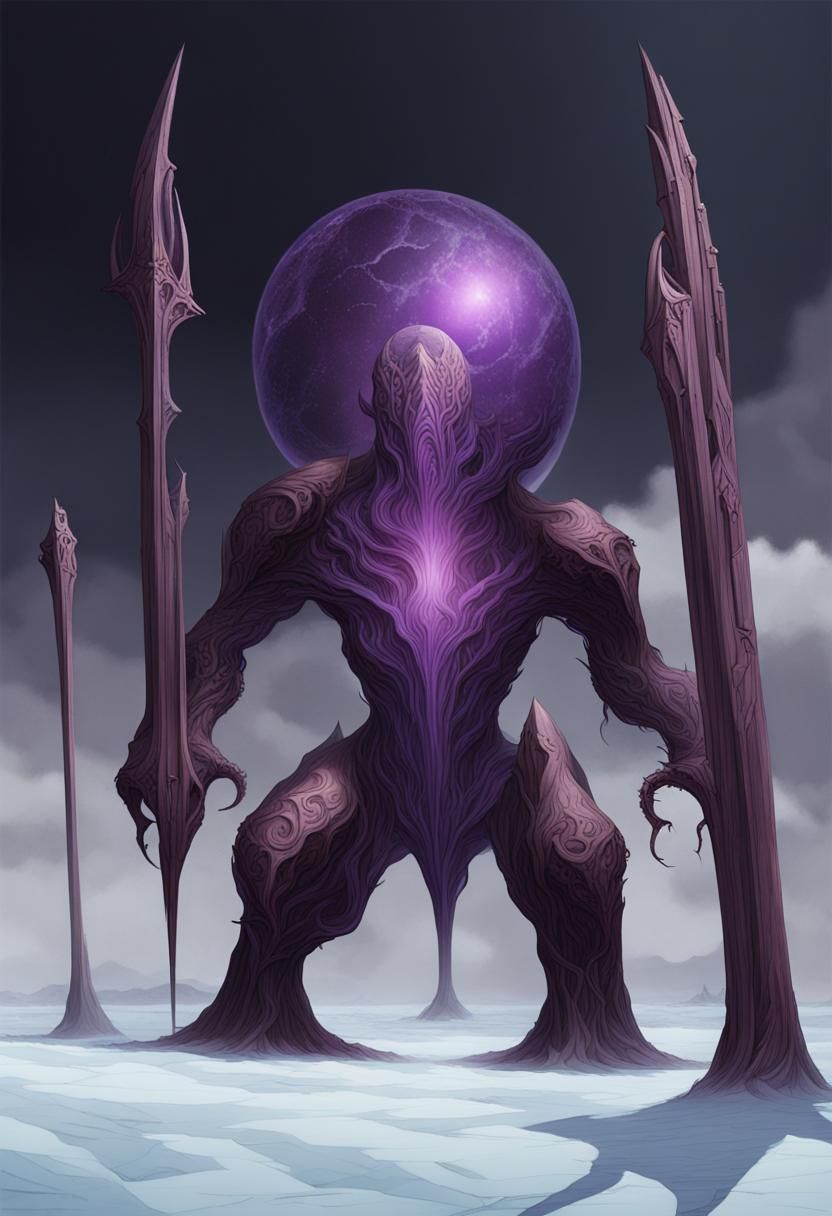 Eldritch Landscape with Far Realm Portal