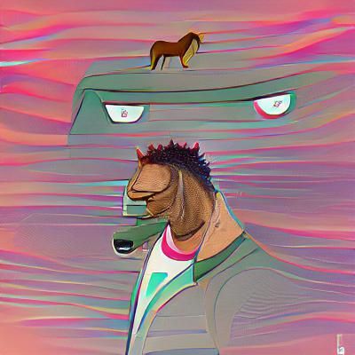 Equine Humanoid Generated by AI