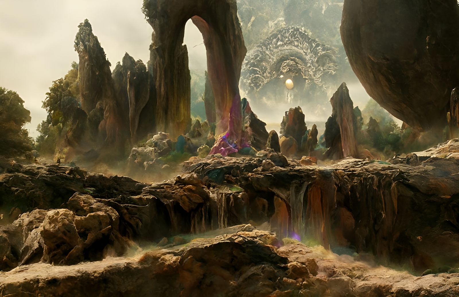 Magic Geode Portal to Alien Garden