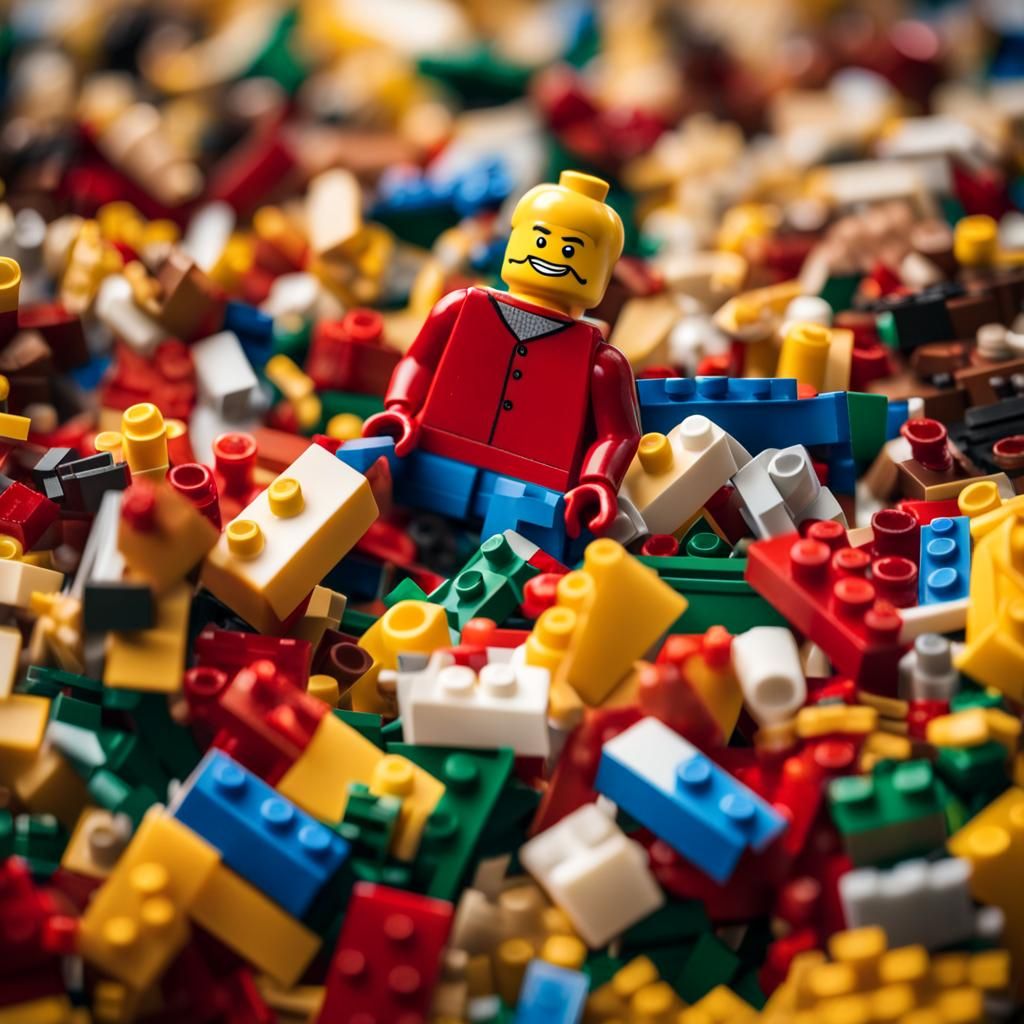 Giant Lego Minifig Construction Project