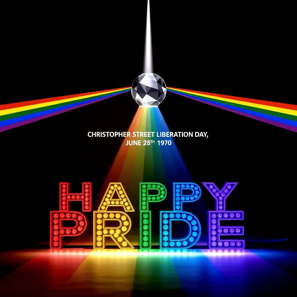 Rainbow Prism Lights Christopher Street Liberation Day