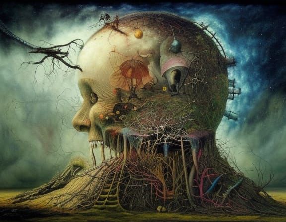 Surreal Dreamlike Chaos in Stopmotion Style