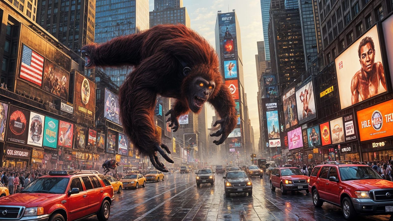 Alien ape tourist
