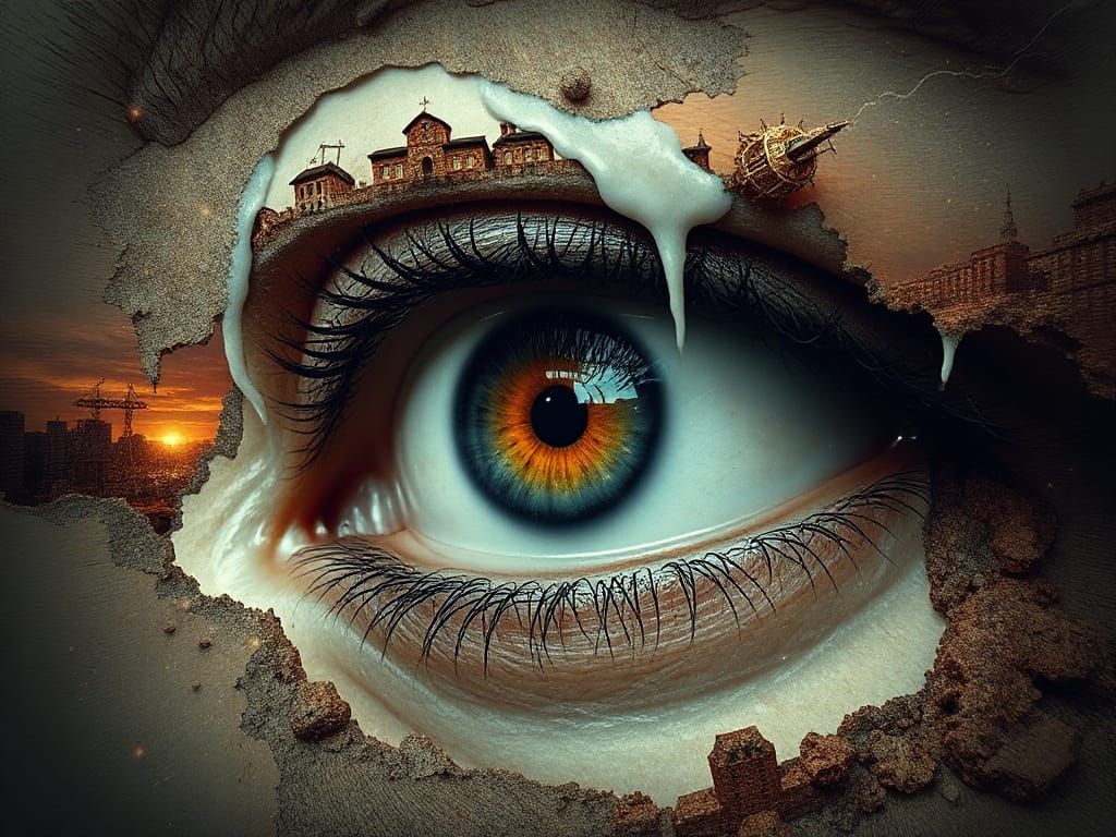 The Storm of the Eye Chaotic Deconstruction