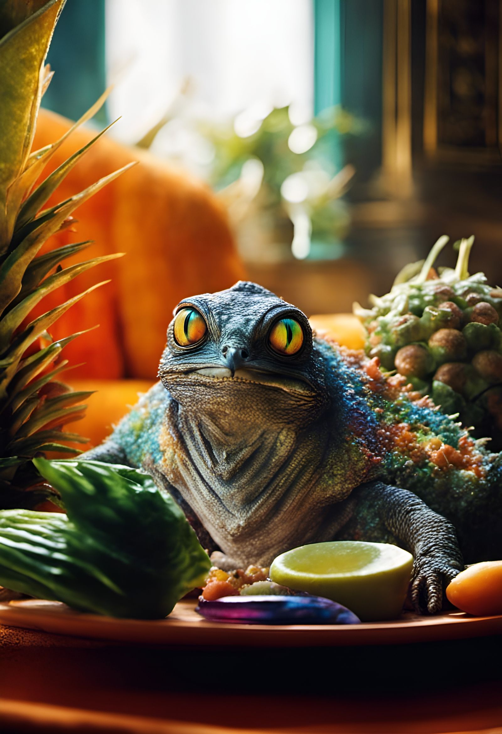 Exotic Alien Creature in Photorealistic Detail