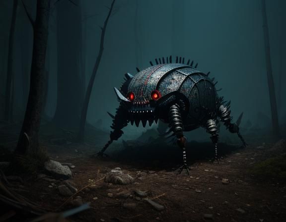 The Crawling Rot with Volumetric Lighting