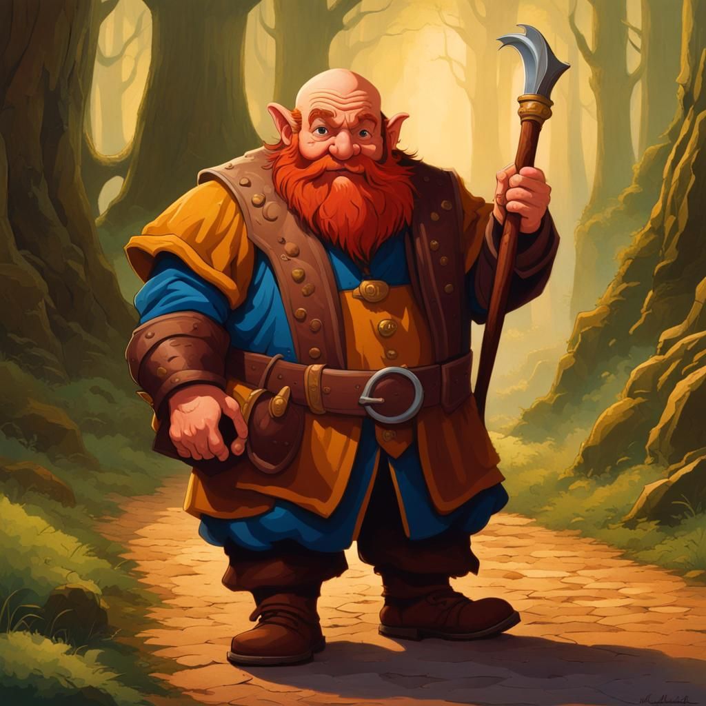 Dori the Dwarf in Hildebrandt Style