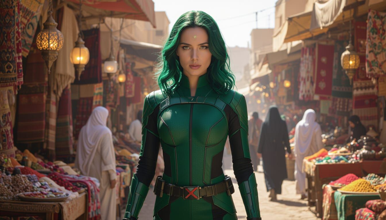 Polaris in Cairo Marketplace, Modern X-Men Uniform