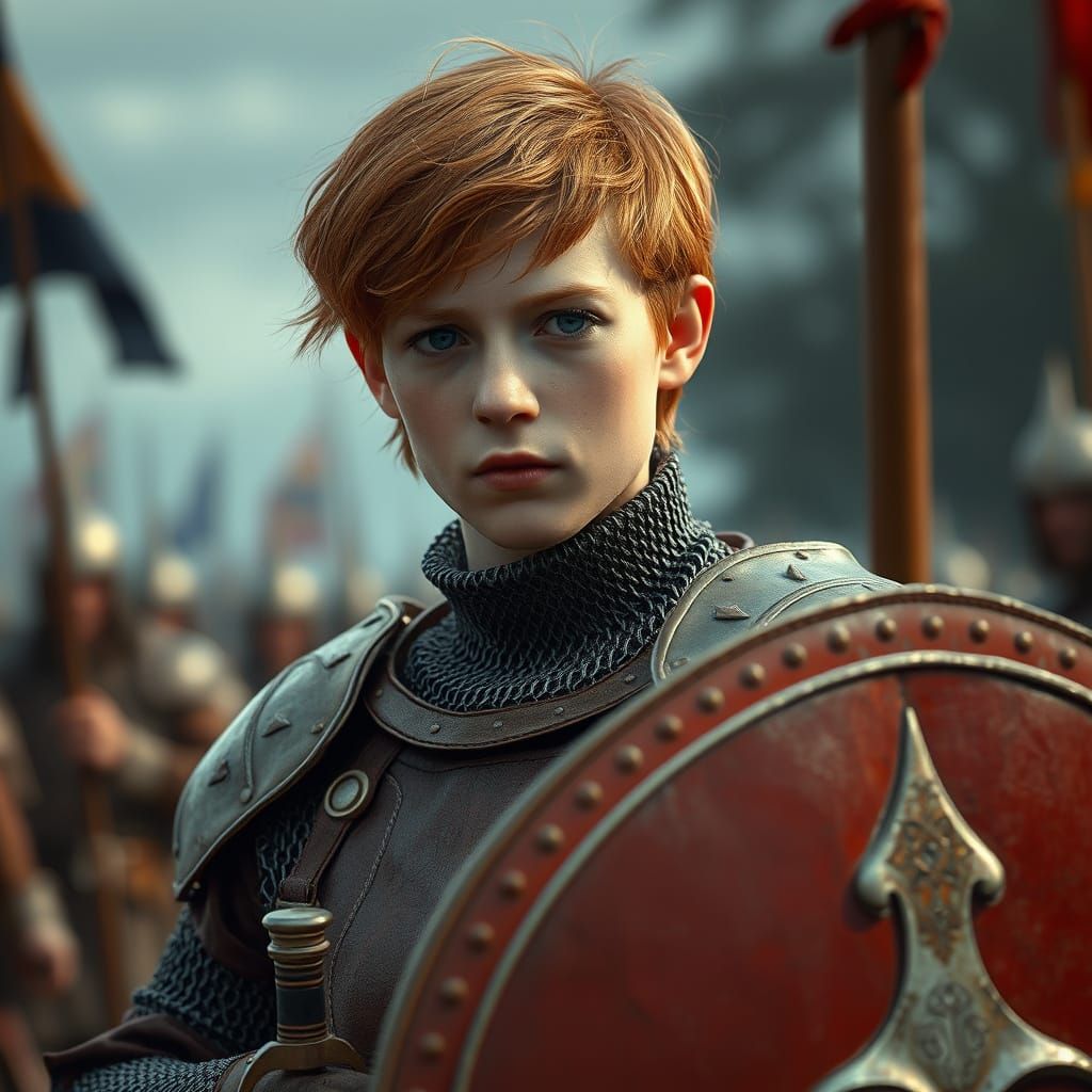 ~realism. Realistic photograph. A Dutch wench-boy 17 years o...