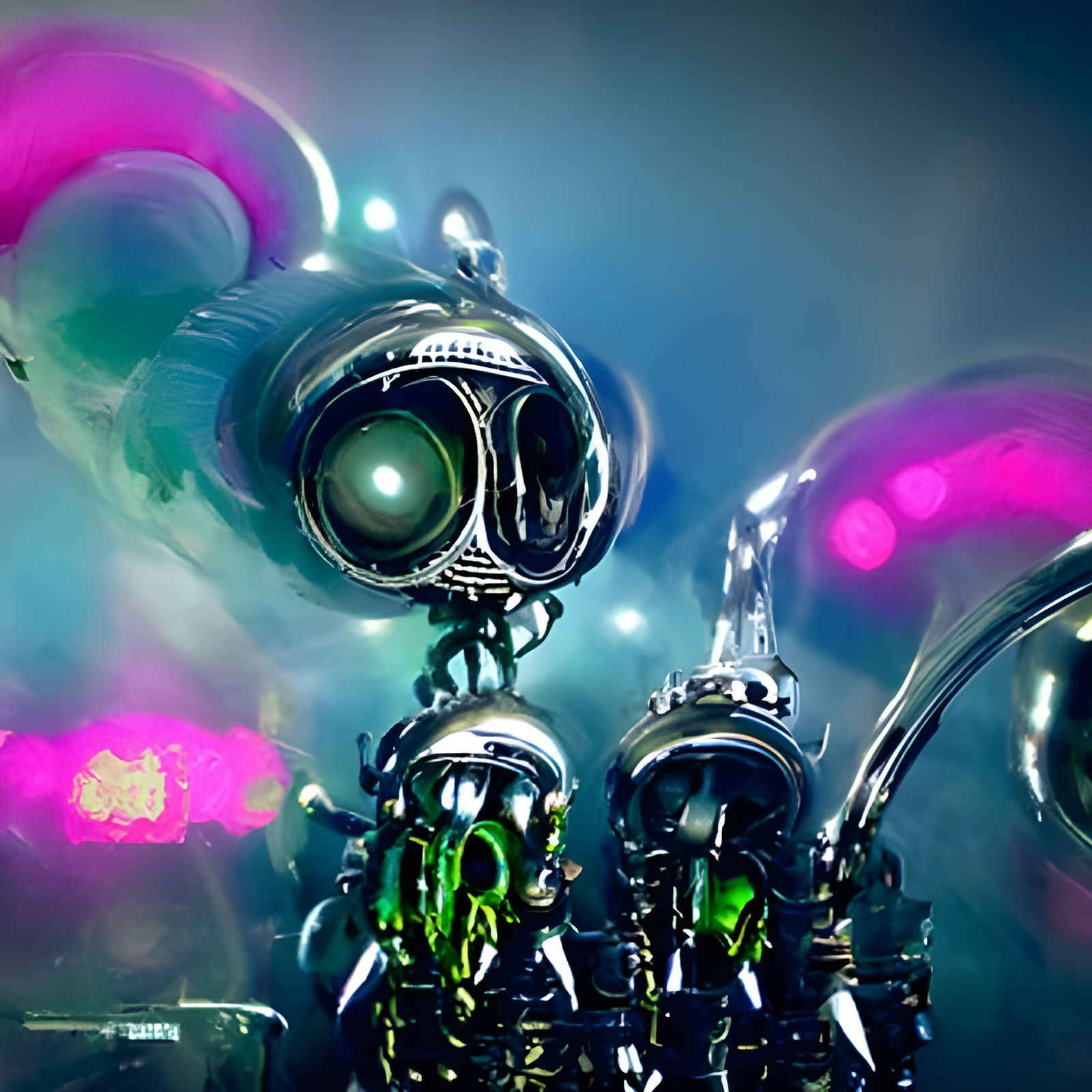 Steampunk Aliens Gift Dubstep Music